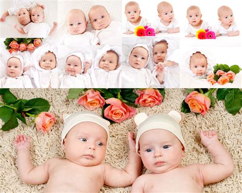 双胞胎国外宝宝摄影高清图片 - 爱图网设计图片素材下载
