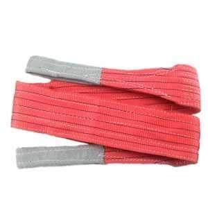 SIIS 5 Ton 5 Mtr Red Color Double Ply Webbing Slings Flat Belt : Amazon ...