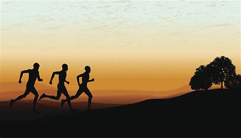 Best Cross Country Running Illustrations, Royalty-Free Vector Graphics ...