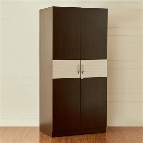 Buy Akron Crystal 2-Door Wardrobe - Brown from Home Centre at just INR ...
