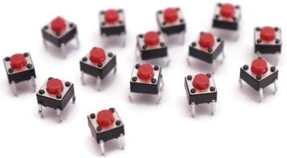 Electronic Spices momentry push button Switch Micro Push to On Button ...