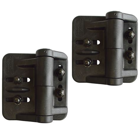 Cornerstone Black Nylon Polymer Medium Size Multi Adjustable Hinges ...