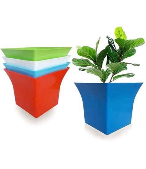 Shree Murti - Plastic Pot Square Design for Indoor and Outdoor Pot ...