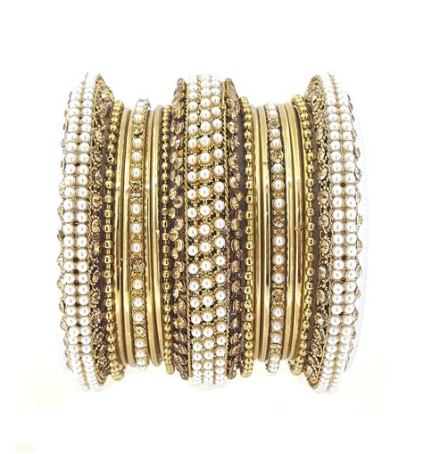 Buy YouBella Traditional Bridal Jewellery Gold Plated Chura/Chuda ...