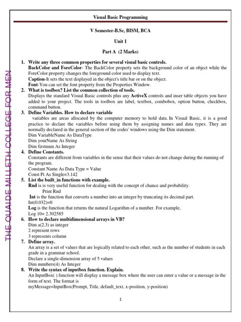 Image result for Visual Basic Programming PDF