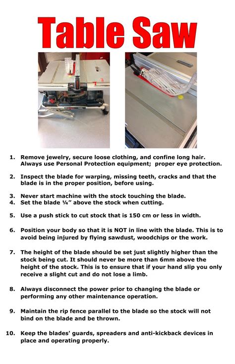 Table Saw Safety Features at Sarah Gooding blog