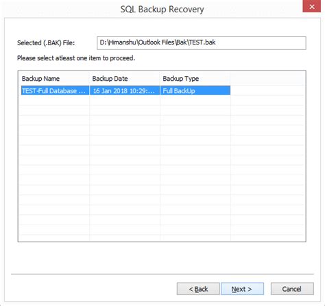 Restore Database SQL 2014 的图像结果
