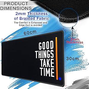RiaTech Large Extended Mouse Pad with Non-Slip Rubber Base, Stitched ...