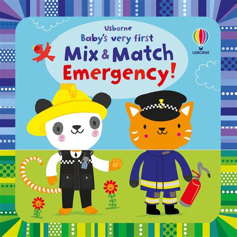 Mix and Match Emergency! Board Book | Usborne – Krazy Caterpillar