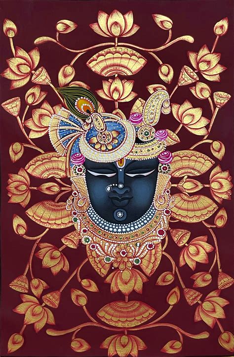 Handcrafted Shrinathji Pichwai Painting – Traditional Indian Art ...