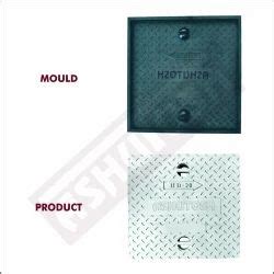 Manhole Cover Mould - Square Manhole Cover Moulds (Checkered)(Size ...