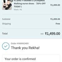 Clarks — Not received my order confirmation