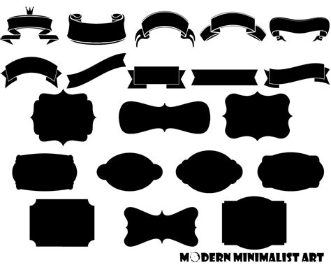 black and white banners clipart 10 free Cliparts | Download images on ...