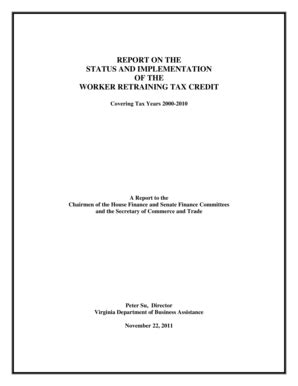 Fillable Online leg2 state va REPORT ON WORKFORCE SERVICES - Leg2.state ...