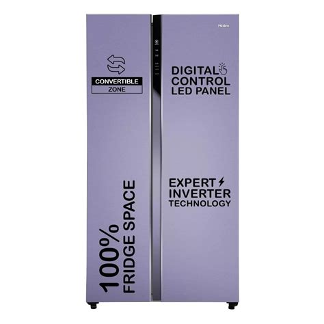 Haier 596L, 3-Star Side by Side Refrigerator (HES-690IM, Inox Marine ...