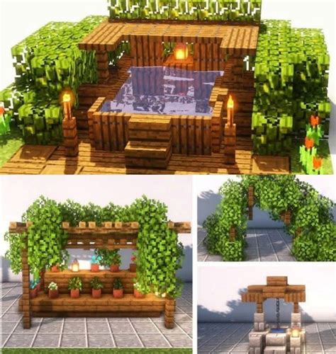 Image result for Simple Minecraft House Back Yard