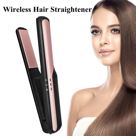 Cordless Hair Straightener Flat Iron Mini USB Rech... – Vicedeal