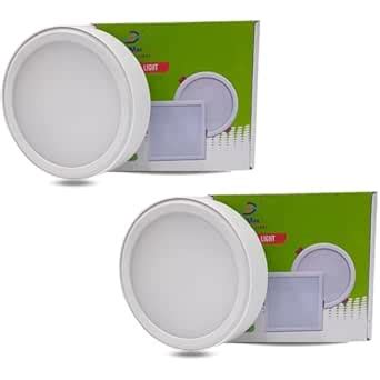 Buy D'Mak 15 Watt Round PC LED Surface Panel Light Cool White (Pack of ...