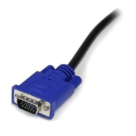 Startech.Com 15ft 2-in-1 Ultra Thin USB KVM Cable SVECONUS15 | Zoro