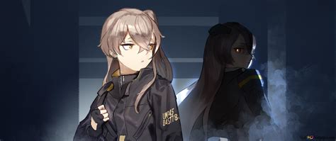 Image result for Girls Frontline Computer Background UMP 45