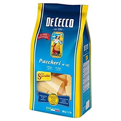 Buy De Cecco Giganti Paccheri 500g Online in India. B0170DEJG0