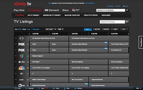 Image result for Xfinity GUIDE/ONLINE