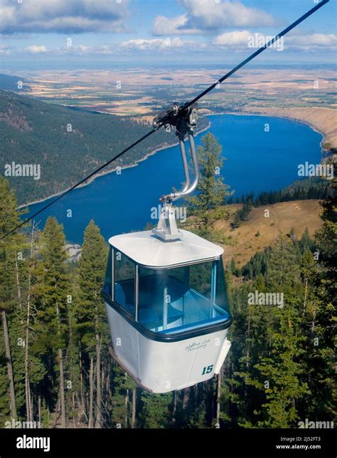 Wallowa Lake Tramway, Wallowa Lake, Oregon Stock Photo - Alamy