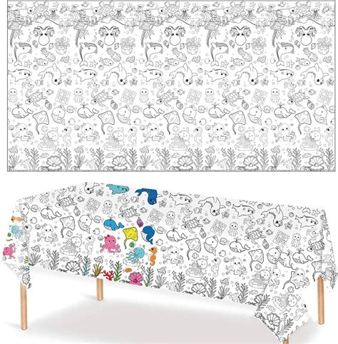 Coloring Paper Table Cover