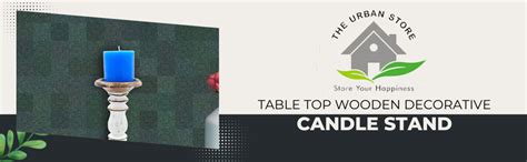 Buy The Urban Store Table Top Wooden Decorative Distressed White ...