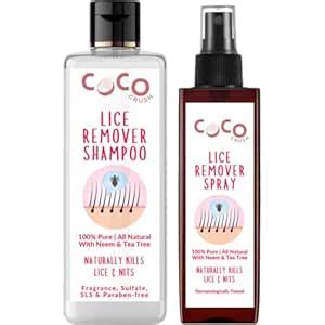 Buy Ayurvedic Anti-Lice Combo: Lice Removal Shampoo & Hair Spray | 100% ...