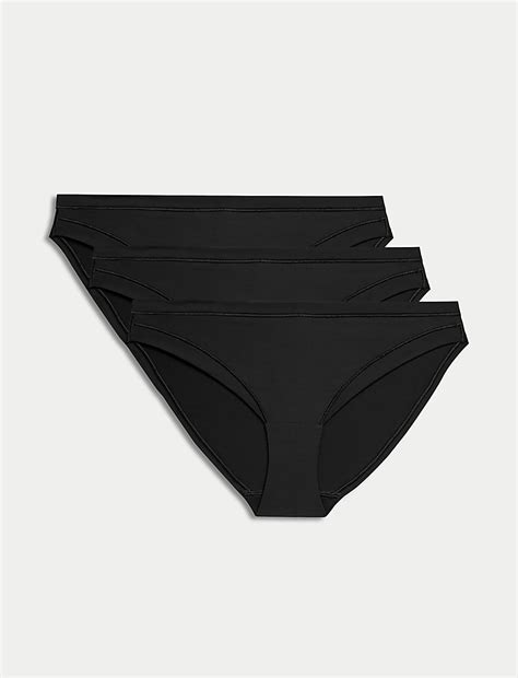 Buy 3pk Flexifit™ Modal Bikini Knickers at Marks & Spencer
