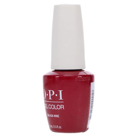 OPI Nail Polish Gel - Malaga Wine, Rich Burgundy Color, 0.5 oz ...