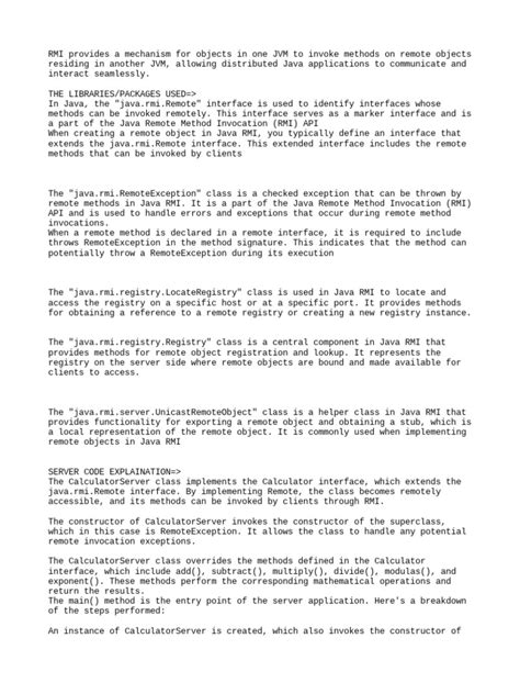 Image result for Java RMI Project