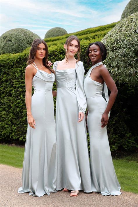 Mismatched Bridesmaid Dresses Same Color