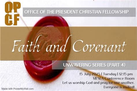 OPCF July 2025 Worship Service, J.P. Laurel, Manila, 15 July 2025 ...