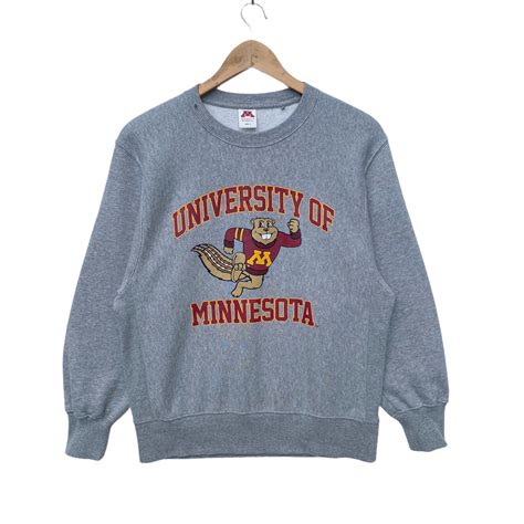 University of Minnesota Sweatshirt Sweater Pullover Jumper Long Sleeve ...