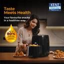 KENT Digi Plus Air Fryer 4L & 1300W | Fry, Grill, Roast & Bake ...