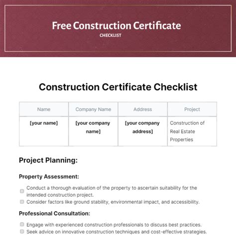 Free Certificate of Occupancy Template to Edit Online