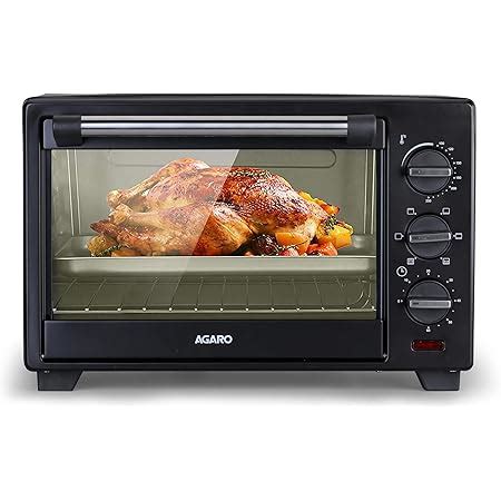 AGARO 33312 25 Liters Oven Toaster Grill with Motorized Rotisserie & 5 ...