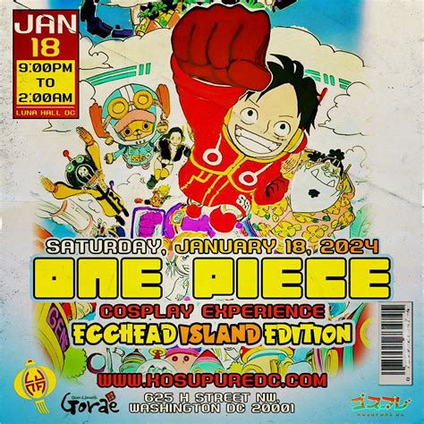 Free Cosplay Party: Egghead Island Edition!, Luna Hall DC, Washington ...