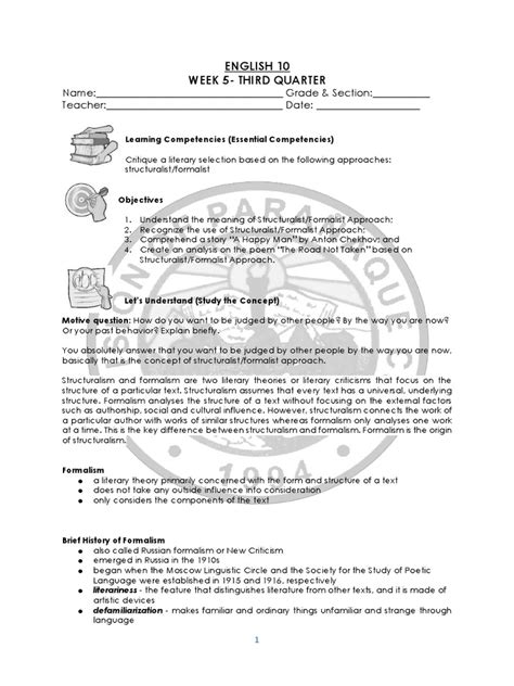 Image result for Assignment Class New 10 Week 5 English First