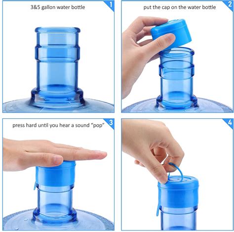 Buy JVIGUE Non Spill Cap Anti Splash Bottle Caps Reusable for 55mm 3 ...