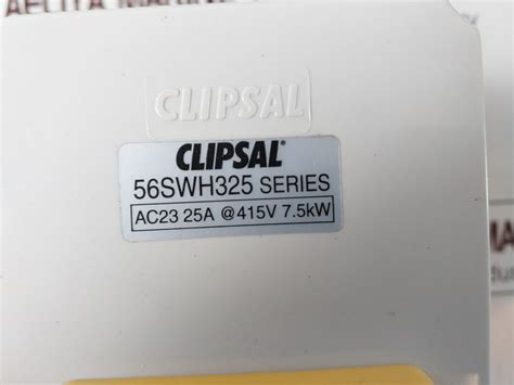 Clipsal 56Swh325 3-pole Enclosed Load Break Switch – Aeliya Marine Tech