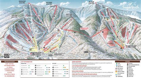 Sugarbush Trail Map | SkiCentral.com