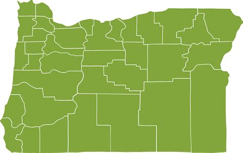 doodle freehand drawing of oregon state map. 38519343 PNG