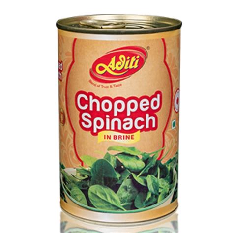 Chopped Spinach in Brine 450gm Aditi – JITCO