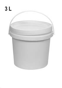 kgn traders Plastic Bucket 3 Liter With Lid Long Lasting and Durable ...