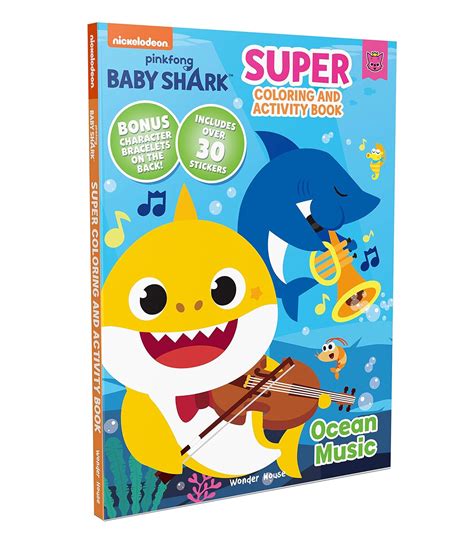Buy Pinkfong Baby Shark - Ocean Music : Super Coloring and Activity ...