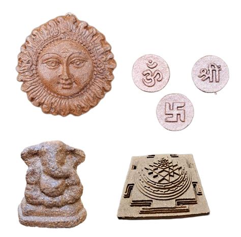 Buy VEDIC PARIWAR GOUMAYA MURTI KIT (Surya DEVA, OMM,Shree,SWASTIKA ...