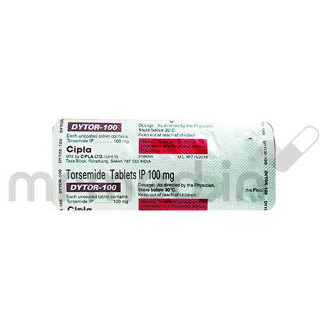 Dytor 10mg Tablet (Torasemide) – Diuretic for Swelling
